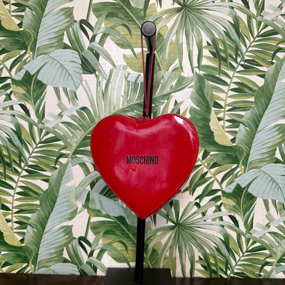 Moschino Red Heart Sunglasses Case